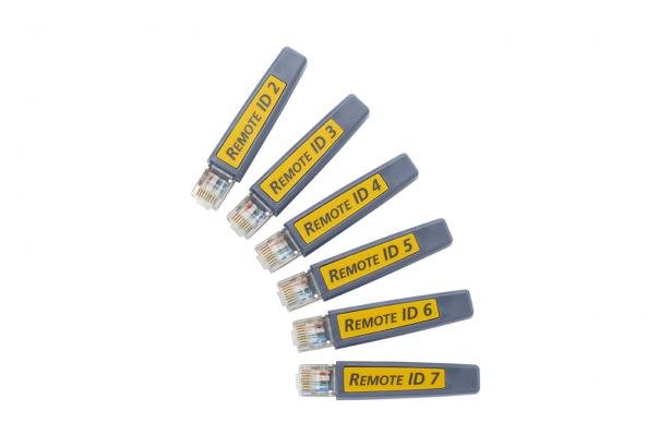 Fluke Networks Remote ID Kit for MS-POE MicroScanner™ with Identifiers #2-7